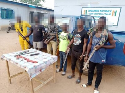 Côte d'Ivoire : Bangolo, des armes de guerre et des munitions saisis aux domiciles des présumés braqueurs