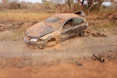 Côte d'Ivoire : Bocanda, décès tragique d'un agent  de mairie dans un accident alors qu'il allait rendre une visite à des amis