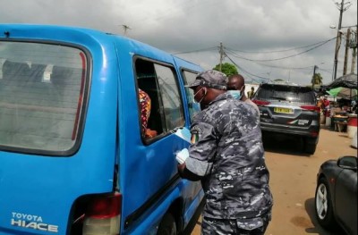Côte d'Ivoire :    COVID-19, 110 milliards de FCFA de pertes enregistrées dans le secteur du transport, selon une étude récente de l'UE, contrôle de l'application des mesures barrières dans les gares