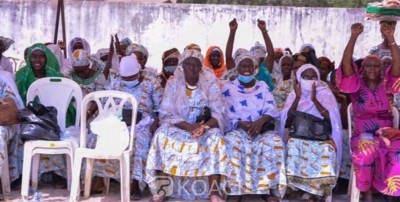 Côte d'Ivoire : Bouaké, pour contribuer à la victoire du RHDP aux législatives, des femmes du grand Nord se mobilisent
