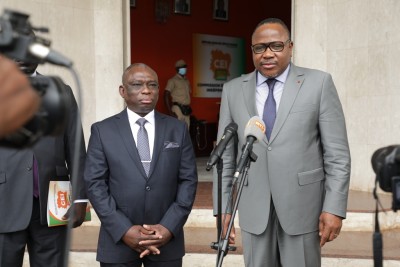 Côte d'Ivoire : Scrutin législatif du 6 mars, recevant KKB, Kuibiert Coulibaly rassure « Nous sommes prêts pour mener à bien notre mission »