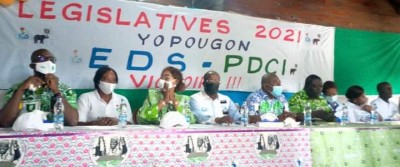 Côte d'Ivoire : Législatives 2021, les candidats PDCI et EDS au RHDP « allez dire à nos adversaires que la récréation est terminée, nous allons récupérer Yopougon »