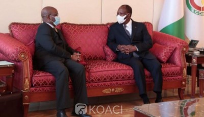 Côte d'Ivoire : Le Président de la Commission de l'UEMOA fait part de la  crise que traverse l'institution au chef de l'Etat Alassane Ouattara