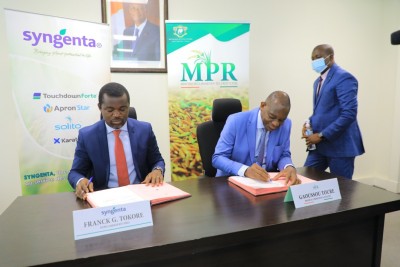 Côte d'Ivoire:    Atteinte des objectifs de la SNDR, le Gouvernement signe un accord de coopération avec un privé, pour la fourniture d'un portefeuille complet de produits