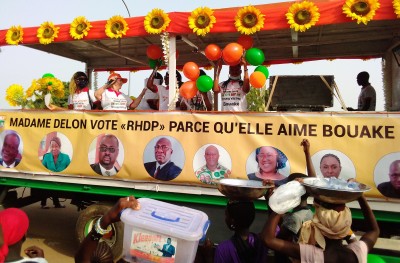 Côte d'Ivoire : Bouaké, pour la victoire de la liste RHDP, une Franco ivoirienne participe ardemment à la campagne