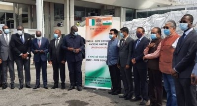 Côte d'Ivoire : Vaccin contre la covid-19, l'Inde s'y met et envoie des doses