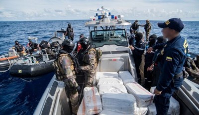 Côte d'Ivoire : La marine française saisit plus de 6 tonnes de cocaïne à destination d'Abidjan