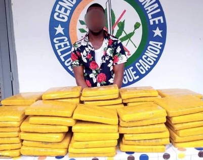 Côte d'Ivoire : Gagnoa, un enseignant interpellé avec 67,5 kilogrammes de drogue