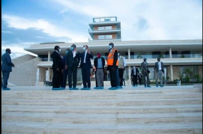 Côte d'Ivoire : L'esplanade du palais présidentiel au Plateau et celui des Hôtes à Cocody bientôt livrés