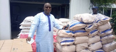 Côte d'Ivoire : Bouaké, soutien à la population, l'honorable Malick Fadiga soulage les fidèles musulmans avec des dons