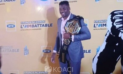 Cameroun : MMA/UFC, accueil triomphal de Francis Ngannou 1er africain champion du monde poids lourds de la plus prestigieuse ligue d'arts martiaux mixtes