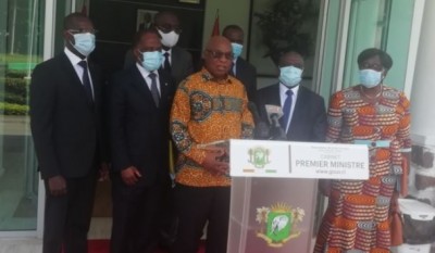 Côte d'Ivoire : Assoa Adou chez Patrick Achi annonce que la date du retour de Gbagbo sera fixée après une rencontre lundi avec les Ministres KKB et Vagondo