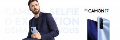 Tecno Mobile : Chris Evans, nouvel ambassadeur mondial de la marque arrive avec la série des CAMON 17