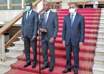 Côte d'Ivoire : Le représentant du FMI présente sa nomination au chef de l'Etat ivoirien, Zéphirin Diabré porteur d'un message de Kaboré à Ouattara