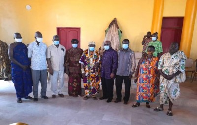 Côte d'Ivoire : Retour de Gbagbo, Assoa Adou conduit une délégation chez le Roi des N'zima, Amon Tanoe