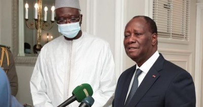Côte d'Ivoire : A Paris, le Président de la Transition au Mali reçoit les conseils avisés de Ouattara, rencontre avec l'UA