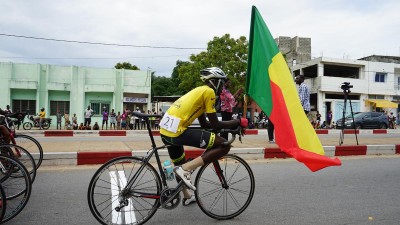 Bénin : Tour cycliste du Bénin, 5e étape, victoire du burkinabè Koné Souleymane, l'ivoirien Kouamé Antoine Kouadio arrive 2e