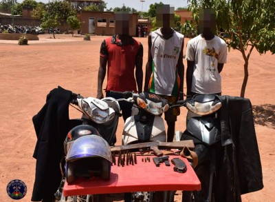 Burkina Faso : Trois braqueurs interpellés par la police