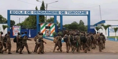 Côte d'Ivoire : Marche punitive des élèves gendarmes, après Yamoussoukro ils ont mis le cap sur Daloa, aucun incident signalé