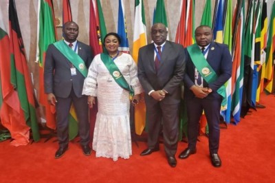Côte d'Ivoire : Trois  députés ivoiriens font leur entrée officielle du Parlement panafricain (PAP) à Midrand (Afsud)