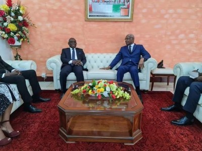 Côte d'Ivoire : Recevant le ministre KKB, le président du Conseil constitutionnel «Je vous souhaite la bienvenue en Galilée, la Patrie du ressuscité »