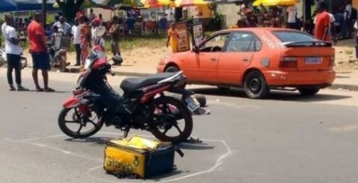 Côte d'Ivoire : Un livreur à moto trouve la mort dans un accident à Yopougon