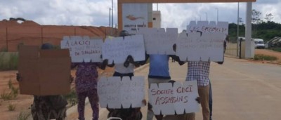 Côte d'Ivoire : CDCI, des employés licenciés en sit-in au km 24 pour réclamer de leurs droits, les syndicats appellent à une action urgente de l'État