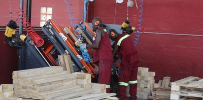 Côte d'Ivoire : PACOCI, première entreprise industrielle à disposer d'un système de montage semi-automatique de palettes