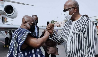 Burkina Faso-Ghana : A Ouagadougou, Akufo Addo pour une lutte commune contre le terrorisme