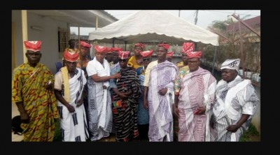 Côte d'Ivoire : Investiture de Koné Adama en qualité de leader des cadres de la région de la Marahoué, des chefs traditionnels crient à la forfaiture