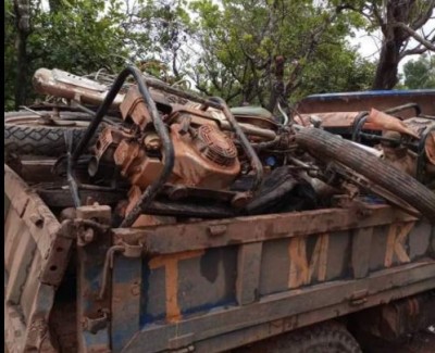 Côte d'Ivoire : Lutte contre l'orpaillage clandestin, la Gendarmerie interpelle dix « clandos » et saisi leurs matériels