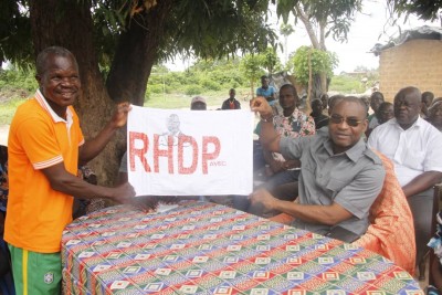 Côte d'Ivoire : Un cadre du RHDP ratisse plusieurs localités du centre pour l'implantation de son parti