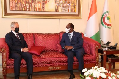 Côte d'Ivoire : L'ancien Premier Ministre Britannique reçu par Ouattara