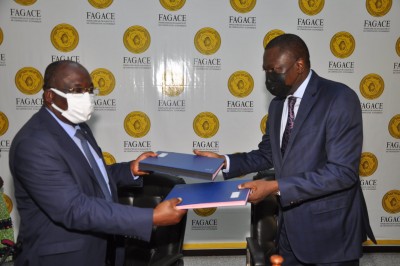 Côte d'Ivoire : Financement des PME-PMI, Jérôme Ehui signe un accord-cadre de partenariat au siège du Fagace à Cotonou