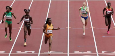 Côte d'Ivoire : JO Tokyo 2020, Ta Lou  en trombe égale le  record d'Afrique du 100 m et se qualifie pour les demi-finales