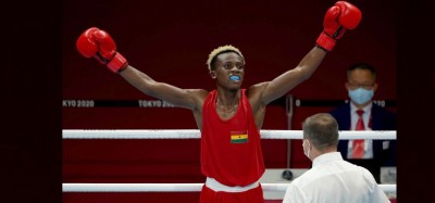 Ghana :  JO Tokyo, le boxeur Samuel Takyi se distingue avec le bronze