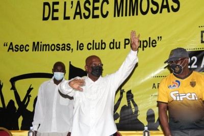 Côte d'Ivoire : Asec Mimosas, Me Ouégnin reconduit pour un nouveau mandat de 5 ans à la tête du club annonce la construction d'un nouveau centre d'entrainement