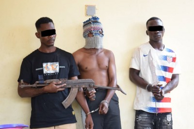 Côte d'Ivoire : Man, fin de parcours pour 03 bandits présumés, spécialisés dans des vols à main armée et soupçonnés dans le meurtre d'un jeune