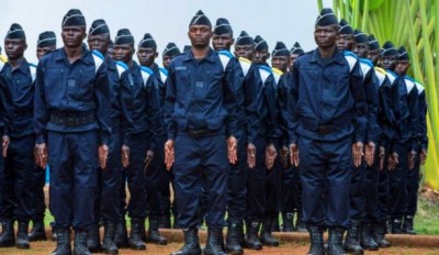 Centrafrique :   650 jeunes policiers prennent officiellement fonction pour renforcer la politique sécuritaire