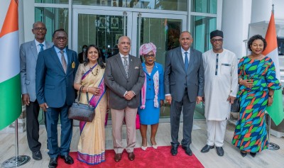 Côte d'Ivoire : Eradication de la poliomyélite, le Président mondial du Rotary satisfait chez Patrick Achi