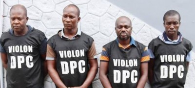 Côte d'Ivoire : Radié de la police,  il devient chef de gang et se fait appréhender avec ses complices