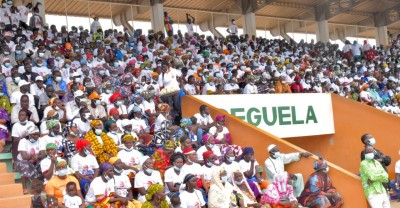Côte d'Ivoire : Hommage du Woroba à Ouattara, le stade Losseni Soumahoro fait le plein à Séguéla