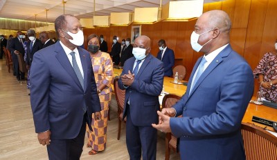 Côte d'Ivoire :    Au cours d'une rencontre avec Ouattara, les ministres gouverneurs rassurent qu'ils travailleront conformément à la loi