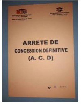Côte d'Ivoire : Nomenclature des pièces à fournir pour une demande d'ACD à partir d'une lettre d'attribution et des frais de dépôt