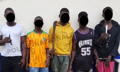 Côte d'Ivoire : Agressions, vols et meurtres dans la zone d'Agban, cinq suspects interpellés