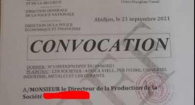 Côte d'Ivoire :    Affaire fer à béton aux diamètres inférieurs, les auditions des Directeurs de production des sociétés incriminées ont démarré à la police économique et financière