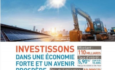 Côte d'Ivoire : 117 milliards FCFA levés en éclair sur le marché régional