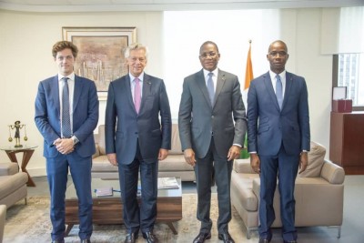 Côte d'Ivoire : Logements sociaux et économiques, le Ministre Bruno Koné échange avec un acteur français du marché immobilier