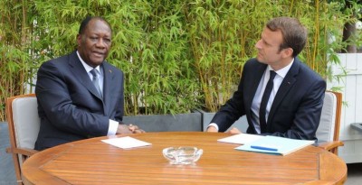 Côte d'Ivoire-France : Alassane Ouattara invité par Emmanuel Macron à diner à l'Elysée
