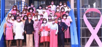 Côte d'Ivoire : Emmenés par Martine Coffi-Studer, les collaborateurs de Bolloré se mobilisent contre le cancer du sein